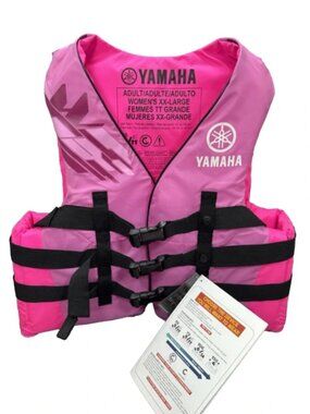 Yamaha Adult Women's Pink USCG 2X Life Jacket/PFD XxL Maw-23V3B-Pk-2X New